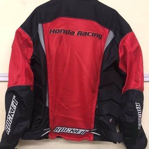 Men’s large Honda motorcycle jacket new condition